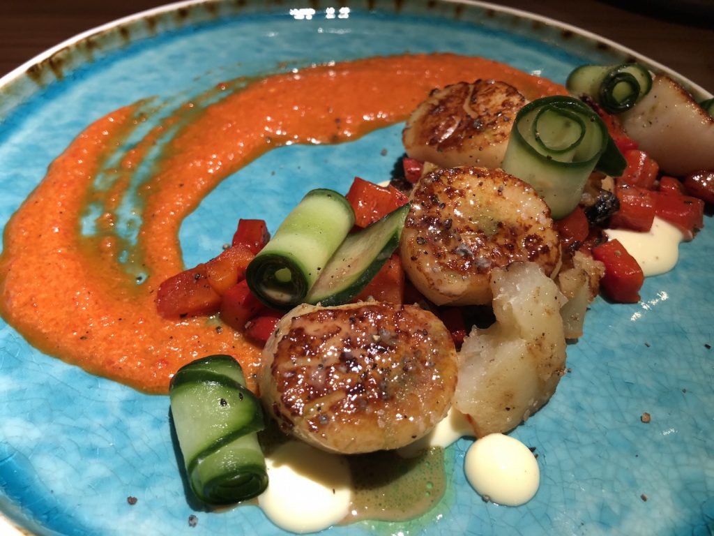 Catch if the day scallops