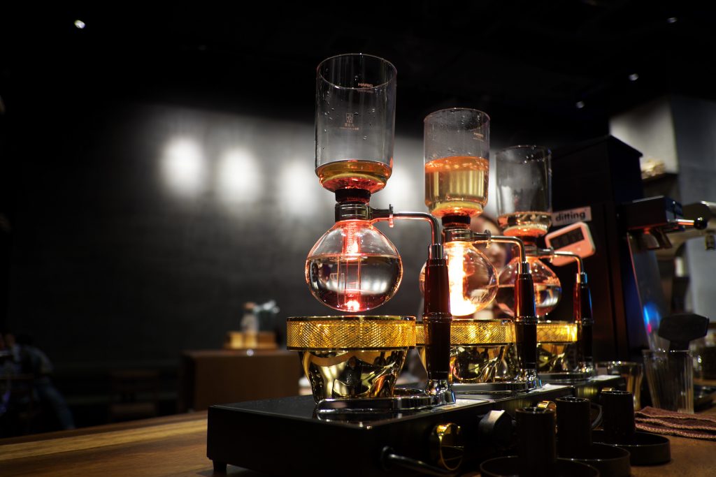 sophisticated coffee machine