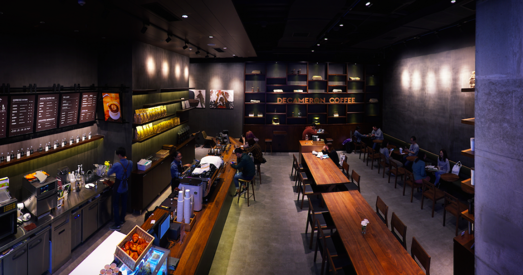 Decameron cafe wide photo