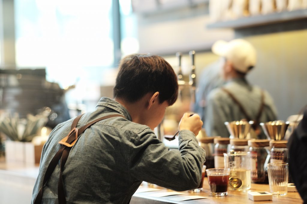 coffee cupping