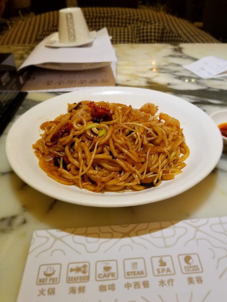 Queen Spa dining food options