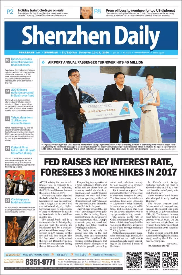 About Shenzhen Daily