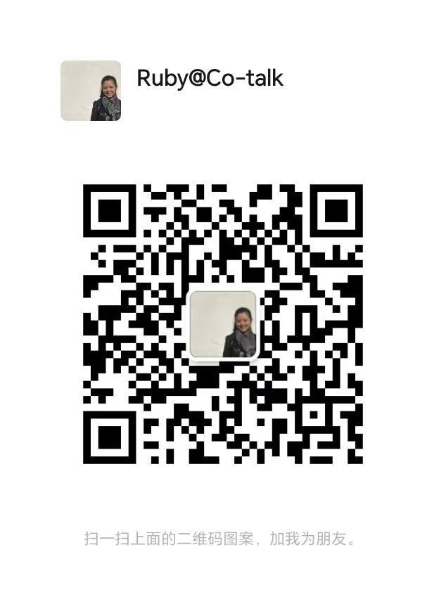 WeChat QR for CO-TALK Language Center