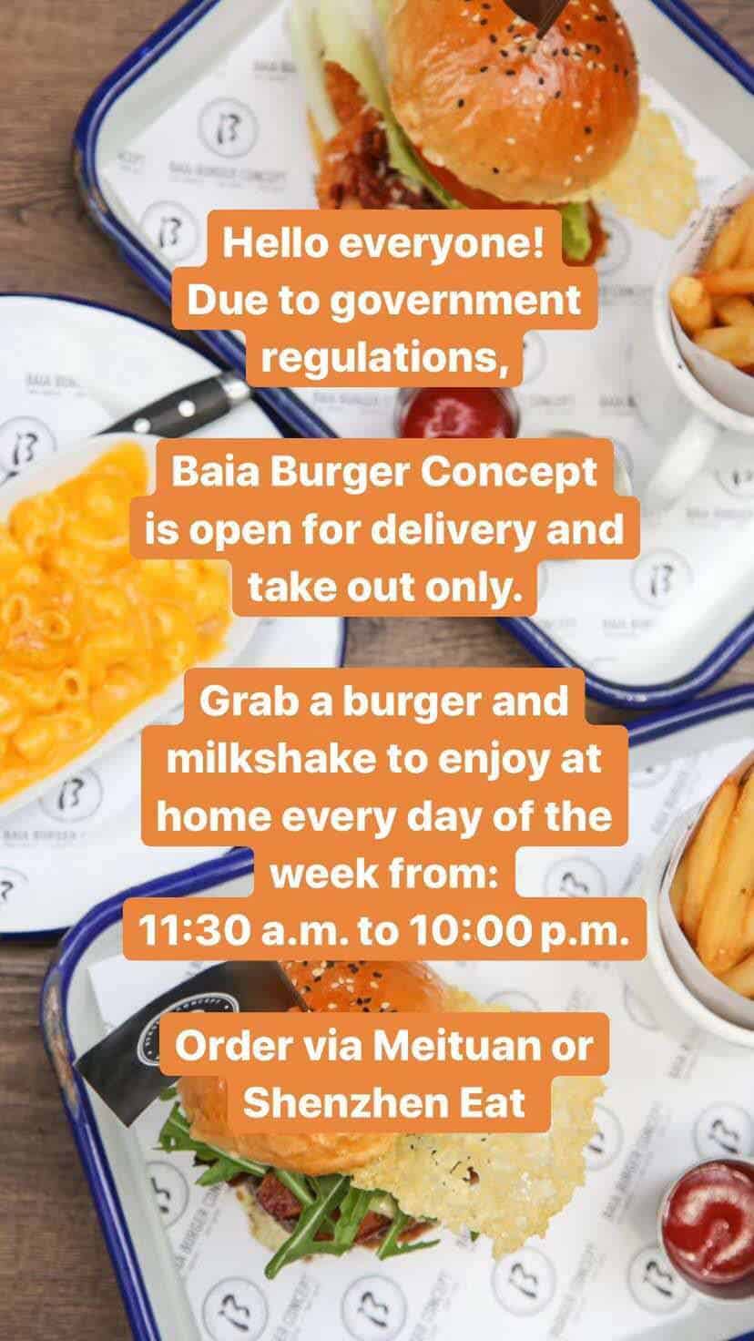 Delicious Takeaway Or Home Delivery From BAIA Burger Concept