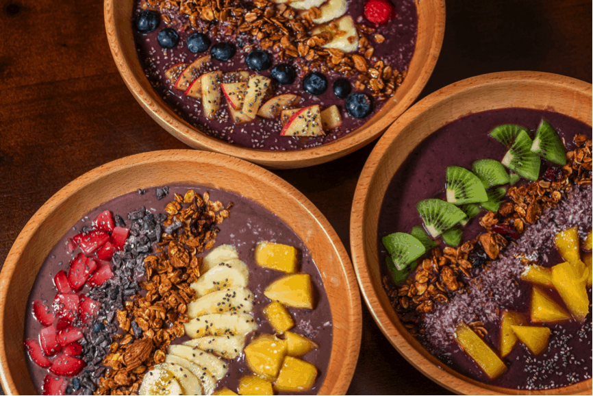 Delicious Açaí organic bowl: the right choice for Shenzhen summer