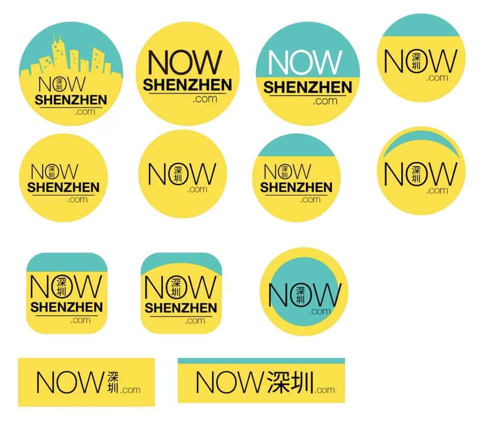 Initial options for logo