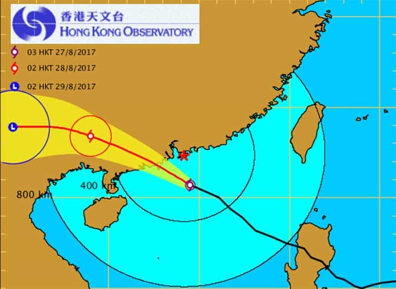Tropical Storm PAKHAR Approaches the South China Sea
