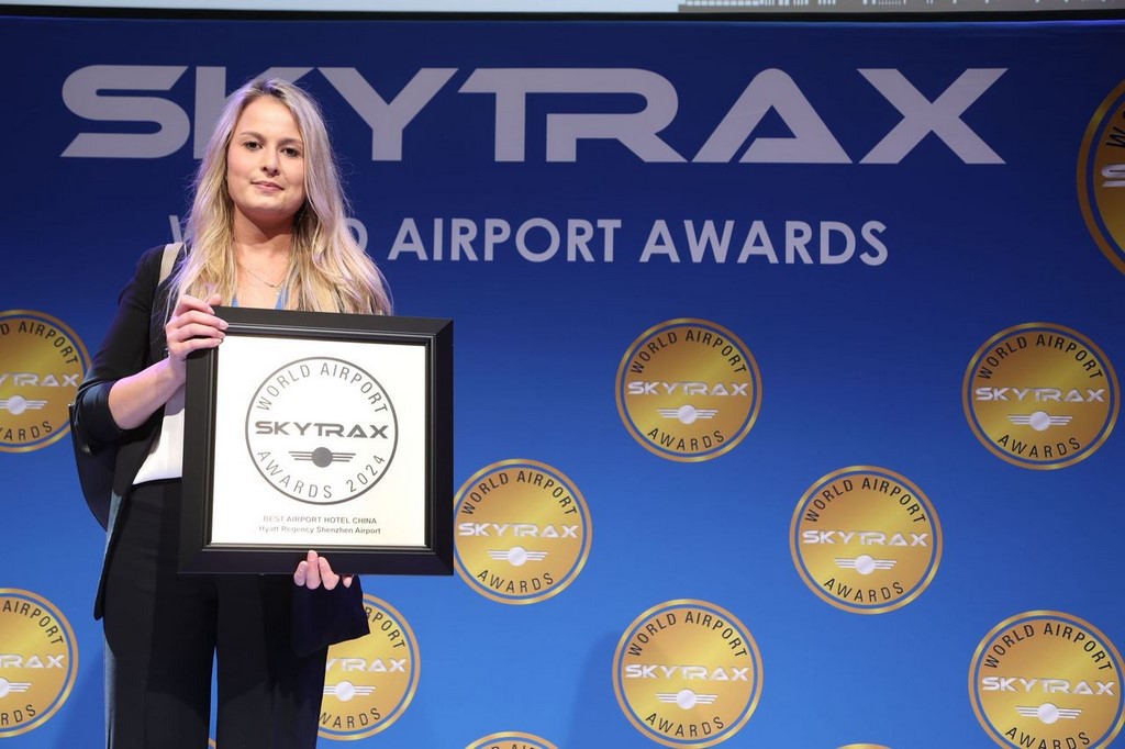 Hyatt Regency Shenzhen Airport received the honor of “Best Airport Hotel China 2024” of SKYTRAX World Airport