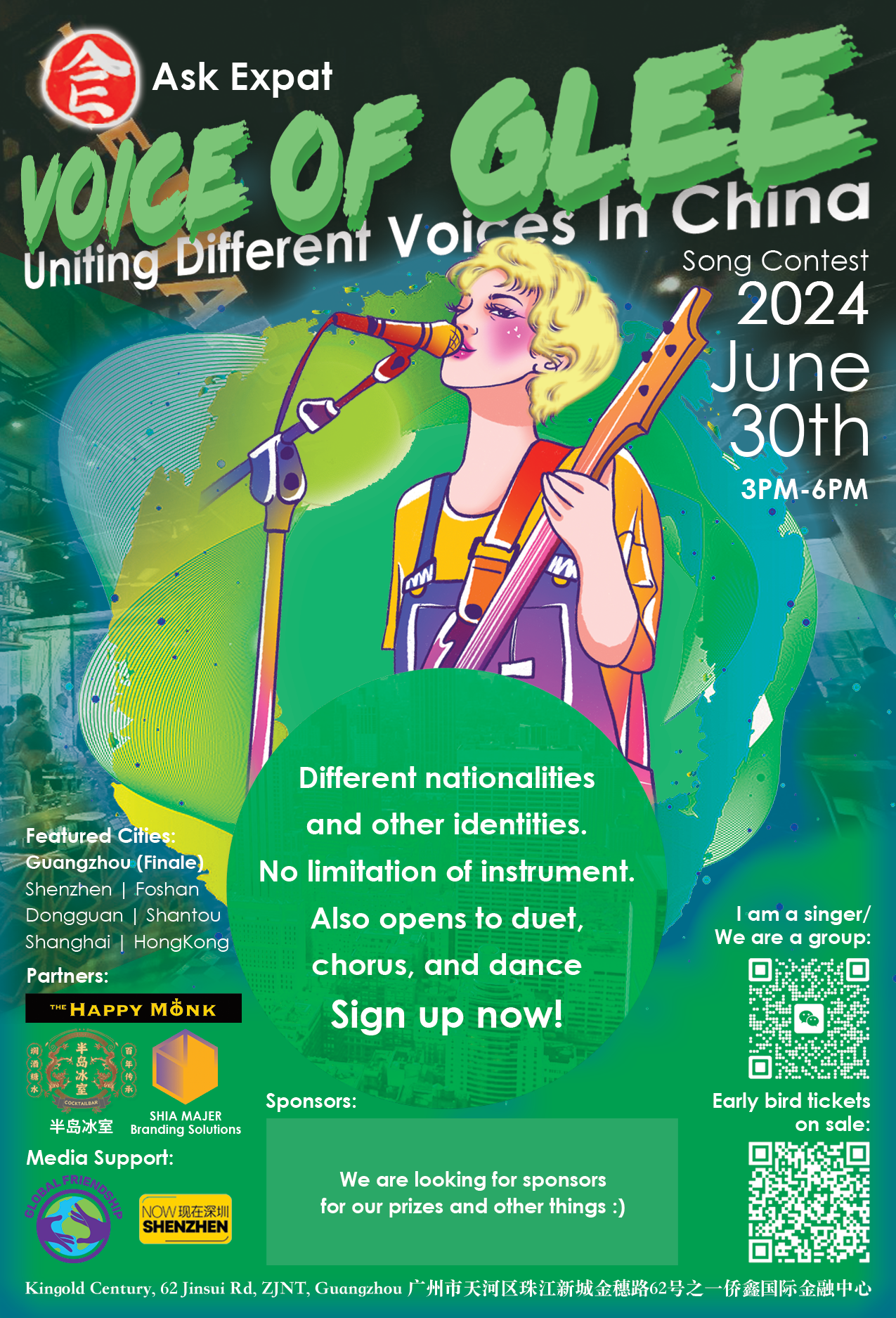 Voice of Glee Song Contest: Uniting Different Voices in China