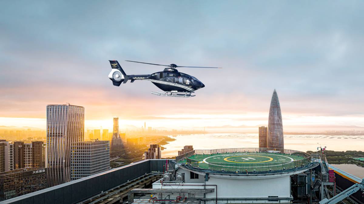 Kempinski Hotel Shenzhen Launches a Luxury Helicopter Experience